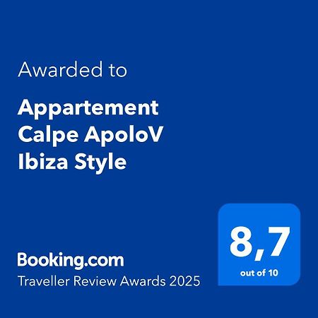 Appartement Calpe Apolov Ibiza Style Εξωτερικό φωτογραφία